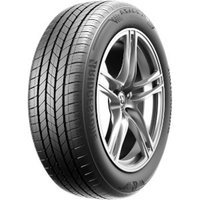 Bridgestone Turanza LS100 EXT tire, black with detailed tread pattern, silver rim, runflat with rim protection.