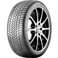 Bridgestone Weather Control A005 tire, 225/60 R18 104V XL, with black tread and intricate groove pattern.