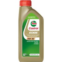 Castrol Edge 0W30 Synthetic Engine Oil, 1L bottle with green label, red cap, and bold Castrol logo.
