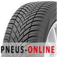 Toyo Celsius AS2 XL tire with V-shaped tread pattern and 3PMSF symbol, shown on a silver alloy wheel.