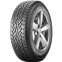 Continental ContiCrossContact AT tire, 235/85 R16C, rugged tread pattern, black rubber, visible sidewall branding.