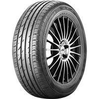 Continental ContiPremiumContact 2 tire, black with detailed tread pattern, size 215/60 R16 95V, Conti Seal technology.