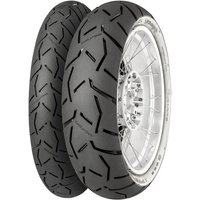 Continental ContiTrailAttack 3 motorcycle tyre, black with deep tread pattern, size 150/70 R18, rear fitment.