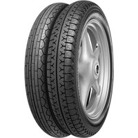 Black Continental K112 motorcycle tyre with tread pattern, size 4.00 18 (64H) TL, designed for rear wheel use.