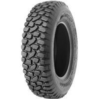Continental LM 90 tire, 225/75 R16C, rugged tread pattern, black rubber, dual branding, suitable for off-road use.