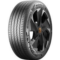 Continental UltraContact NXT tire, black with detailed tread pattern, ContiRe.Tex, 225/45 R18 size, kerbing rib.