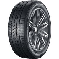 Continental WinterContact TS 860 S tire, 255/55 R18, black tread with intricate pattern, silver rim, runflat technology.