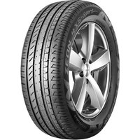 Cooper Zeon 4XS Sport tire, 295/35 R21, black tread, silver rim, rim flange protection, sporty design.