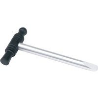 Silver Draper Expert corrosion assessment tool with black handle and long cylindrical shaft.