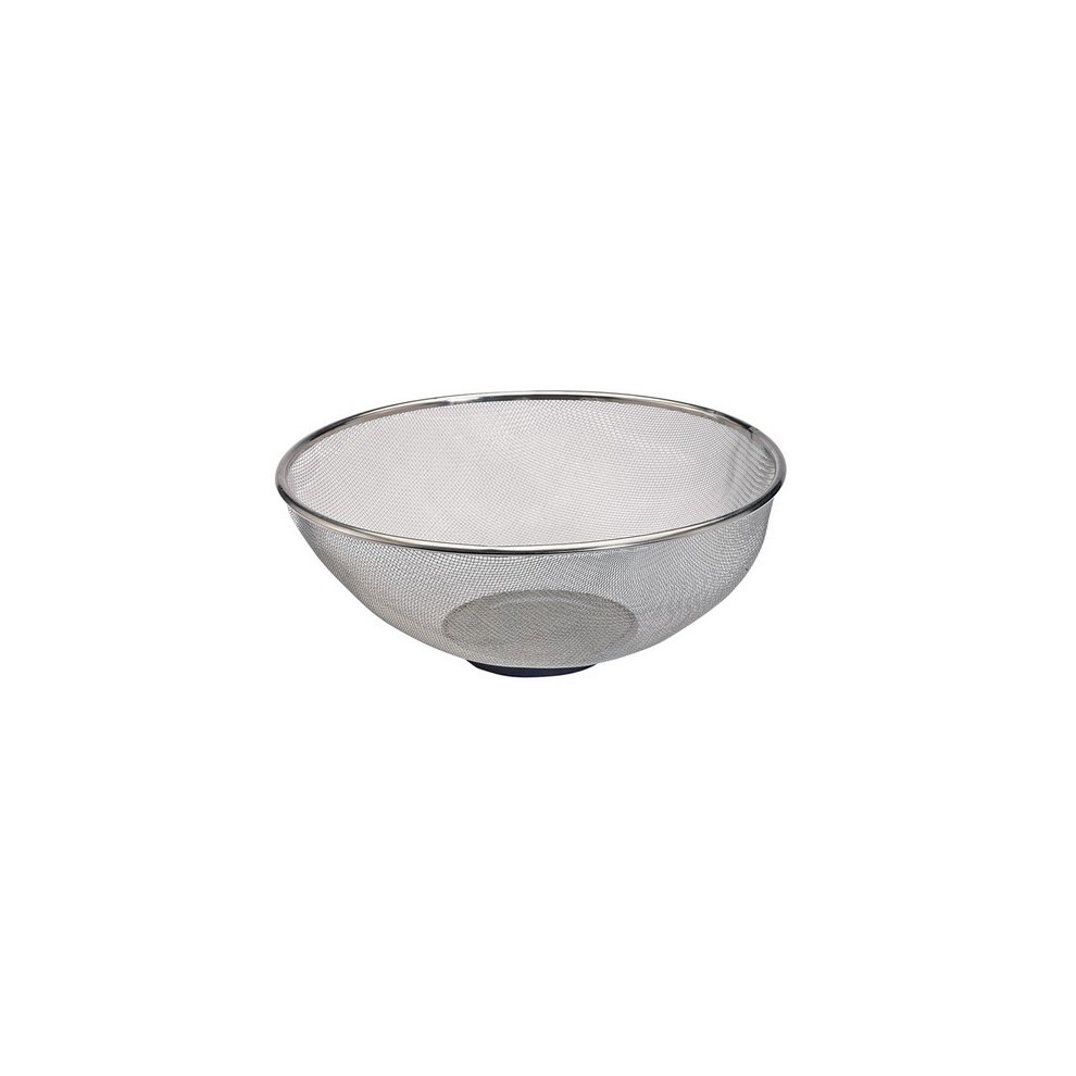Draper Magnetic Stainless Steel Parts Bowl features a sleek, shiny stainless steel rim with a mesh design, ideal for holding small metal parts securely.