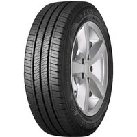 Dunlop Econodrive LT tire, black with grooved tread pattern, size 215/60 R17C, visible sidewall branding.