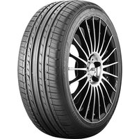 Dunlop SP Sport FastResponse tire, 215/65 R16 98H, black with sleek tread pattern and alloy wheel rim.