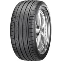 Dunlop SP Sport Maxx GT RunFlat tire, 245/50 R18, black with rim protection, sleek tread pattern, robust sidewalls.