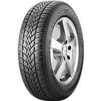 Dunlop Winter Response 2 tire, 195/60 R16 89H, black with detailed tread pattern and silver alloy wheel.