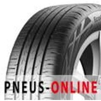 Continental EcoContact 6 XL EV tire with black tread, sleek sidewall design, and visible branding.