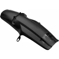 Black Fox Assembly AM Mudguard 36-38 XL 2021 with sleek, curved design and mounting holes for bike suspension.