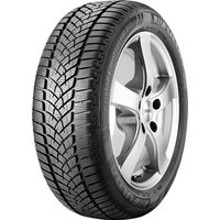 Fulda Kristall Control HP2 tire, 195/45 R16, black tread, silver rim, rim protection, winter pattern.