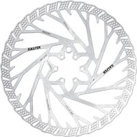 Galfer Shark 6-Bolt Disc Rotor, 223mm, silver with intricate cutouts and textured edges.