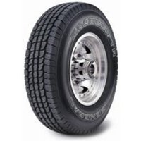 Black General GRABBER TR tire, 235/85 R16C, with rugged tread pattern and silver rim.