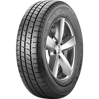 Goodyear Cargo Vector 2 tire, 215/60 R17C, black rubber with detailed tread pattern, mounted on silver alloy wheel.