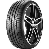 Black Goodyear Eagle F1 tire with asymmetric tread, rim protection, and runflat technology, size 245/50 R19.