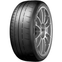Goodyear Eagle F1 Supersport RS tire, 245/35 ZR20, black with rim protection, sleek tread design, silver rim.