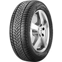Goodyear UltraGrip Performance GEN-1 tire, 235/55 R20, black tread, silver rim, with rim protection, winter pattern.
