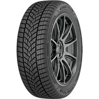 Goodyear UltraGrip Performance + SUV tire, 265/60 R18, black tread with detailed grooves, mounted on alloy wheel.
