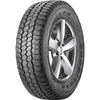 Goodyear Wrangler All-Terrain Adventure tire, rugged tread pattern, black sidewall, size 265/60 R18 110T.