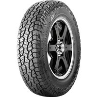 Hankook Dynapro AT M RF10 tire, 205/80 R16, rugged tread pattern, black sidewall, mounted on a black alloy wheel.