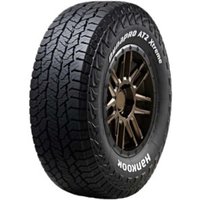 Hankook Dynapro AT2 Xtreme tire, black with rugged tread, rim protection, and sidewall branding.