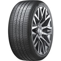 Hankook Dynapro HP2 Plus RA33D tire, 285/45 R21, black tread with rim protection, detailed sidewall pattern.