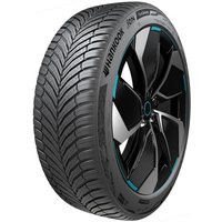 Hankook iON FlexClimate tire, 255/40 ZR20, black with rim protection, sound absorber, sleek tread design.