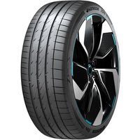 Hankook iON Supreme tire, 245/40 R19, black with rim protection, sleek tread design, and blue accents on sidewall.