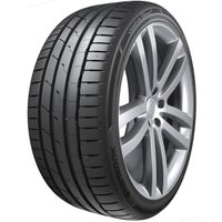 Hankook Ventus S1 Evo 3 tire, 215/35 ZR19, black with rim protection, sleek tread design, and sidewall branding.