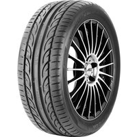 Hankook Ventus V12 Evo 2 tire, black with sporty tread pattern, 245/40 ZR18 size, rim protection, sleek design.