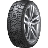 Hankook Winter i*cept evo3 X tire, 235/55 R18, black tread, rim protection, sleek design with detailed grooves.