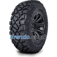 Kenda K3204R tire, 30x10.00 R14, rugged tread, black rubber, mounted on a black alloy wheel.