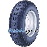Kenda K532F tire, 23x7.00-10 size, black with deep tread pattern, mounted on a silver rim.
