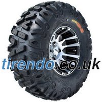 Kenda K585 Bounty HT tire, 29x9.00 R14, rugged tread, black sidewall, silver rim with black accents.
