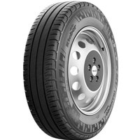 Kleber Transpro 2 tire, 195/75 R16C, black rubber with detailed tread pattern and silver metal rim.