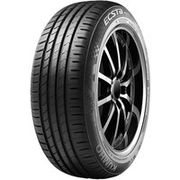 Kumho Ecsta HS51 tire, 195/45 R15, black with rim protection ridge, sleek tread pattern, and bold sidewall branding.