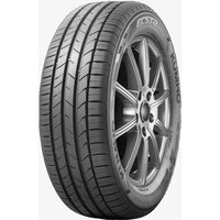 Kumho Ecsta HS52 tire, 195/50 R15 82V, black rubber with detailed tread pattern and silver alloy wheel.