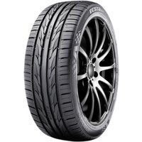 Kumho Ecsta PS31 tire, 205/40 R17 84W XL, with sleek black tread and sidewall design, mounted on a black alloy wheel.