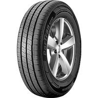Kumho PorTran KC53 tire, black with detailed tread pattern, sidewall branding, and visible grooves, size 235/65 R16C.
