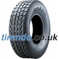 Maxxis C9272 tire, 18.5x6.00-10, black rubber with deep tread pattern, sidewall branding, front wheel use.