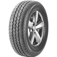 Maxxis CR966 Trailermaxx tire, 195/50 R13C, black rubber with hexagonal tread pattern and silver alloy wheel.
