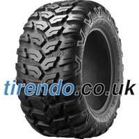 Maxxis MU08 Ceros tire, 26x11.00 R14, black tread with rugged pattern, for rear wheel, dual branding.
