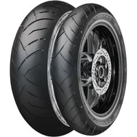 Black Maxxis Supermaxx ST motorcycle tyre with deep grooves, size 160/60 ZR17, rear fitment.
