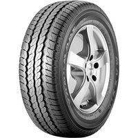 Maxxis Vansmart MCV3+ tire, 205 R14C size, black tread with rim protection ridge, visible sidewall branding.